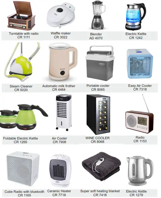 camry CR 1149 Suitcase Turntable- 3