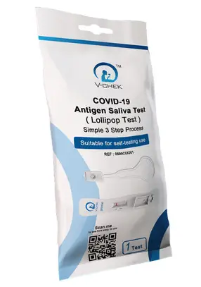 V-CHEK COVID-19 Antigen Saliva Lollipop Test Instruction Product