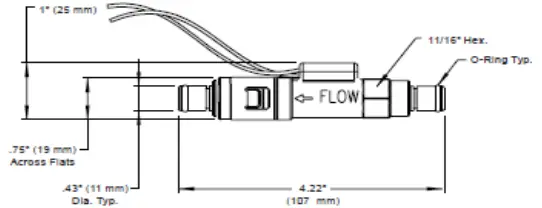 Dimensions - Quick Disconnect Ports