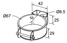 BANNER WLS70 Industrial LED Strip Light - Brackets