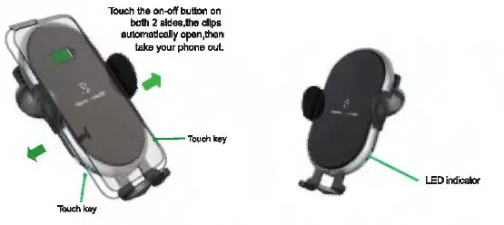 TIMESS X366 Wireless Car Charger-4