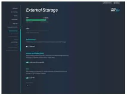 LINKSYS WRT 32X Gaming Router - External Storage