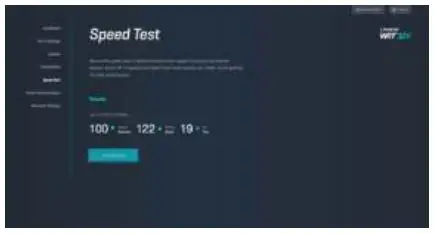 LINKSYS WRT 32X Gaming Router - Speed Test