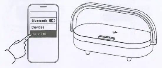 Shenzhen Gaur Technology XG21008 Bluetooth Speaker - bed