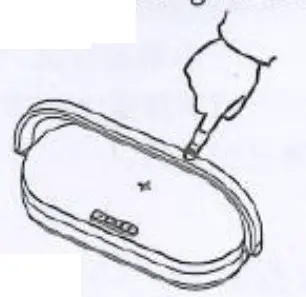 Shenzhen Gaur Technology XG21008 Bluetooth Speaker - button