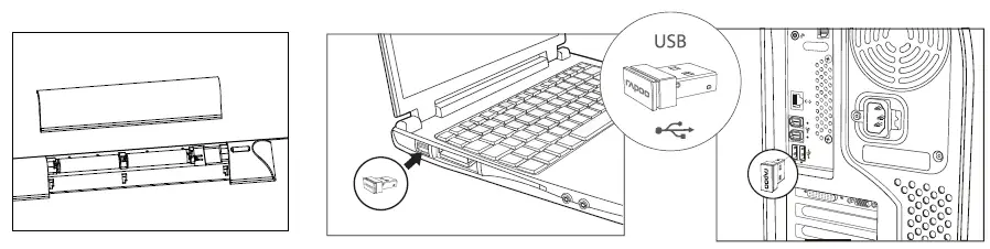 rapoo E9500M Multi-Mode Wireless Keyboard Fig1