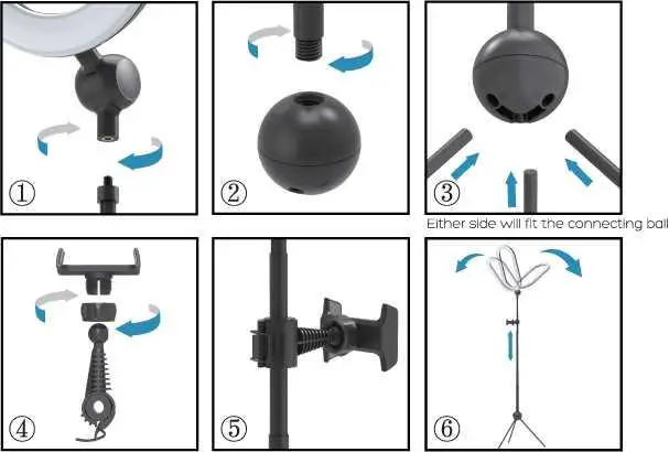 QIAYA-2835-Ring-Light-with-Stand-fig-2