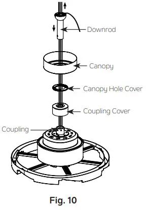 KICHLER 300317DBK 52 Inch Integrated LED Indoor Distressed Black Downrod Mount Ceiling Fan - fig10