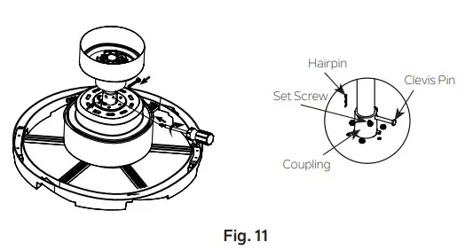 KICHLER 300317DBK 52 Inch Integrated LED Indoor Distressed Black Downrod Mount Ceiling Fan - fig11