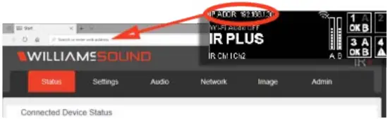 WILLIAMS SOUND Setup Overview B