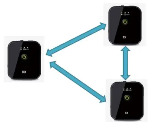 RUIZU T2 Bluetooth Lav Mic User Manual - Dual Channel