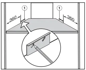 Fitting the anti-tipping mechanism