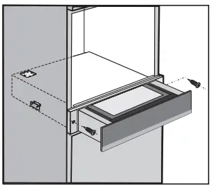 Installing and connecting the drawer