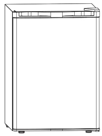 ConServ CREF 26 SS 18 Inch 2.6 cu.ft. Stainless Steel Compact Refrigerator-fig1