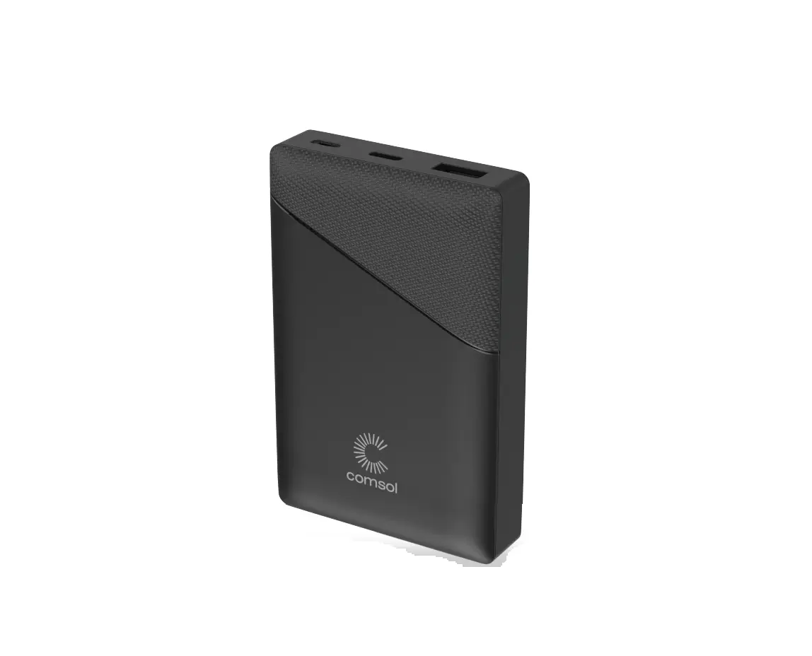 Comsol Pbe10bk 10,000mah Usb-c Pd Power Bank Charger User Manual