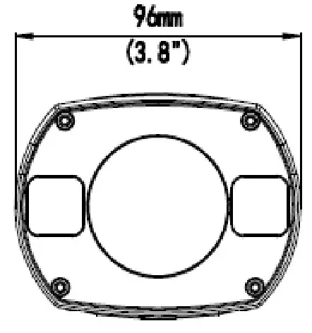 GeoVision Low Lux WDR Pro IR Bullet IP Camera-- Dimensions -1