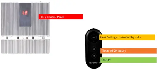 Heatstrip-TF2200RW-Off-White-Electric-Radiant-Heater-With-Remote-FIG-1