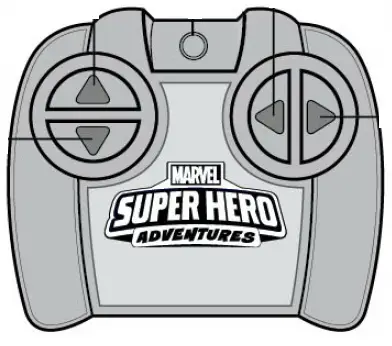 MegaGain 5581-V Marvel5.5 Inch Spiderman RC Vehicle