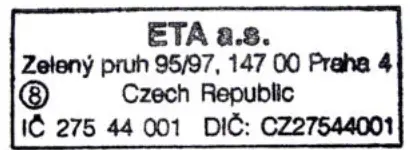 GoGEN MAX PAD 7 TAbleT - Authorised person’s stamp