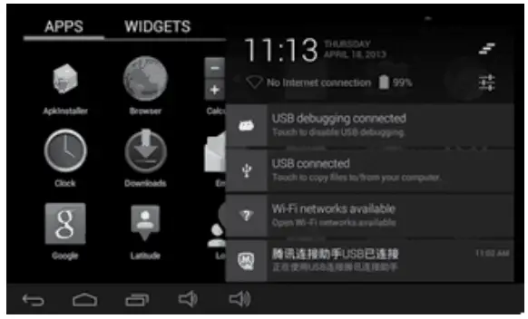 GoGEN MAX PAD 7 TAbleT - Choose Usb connected