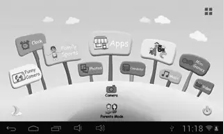 GoGEN MAX PAD 7 TAbleT - Chosen Apps will be seen in Children Mode