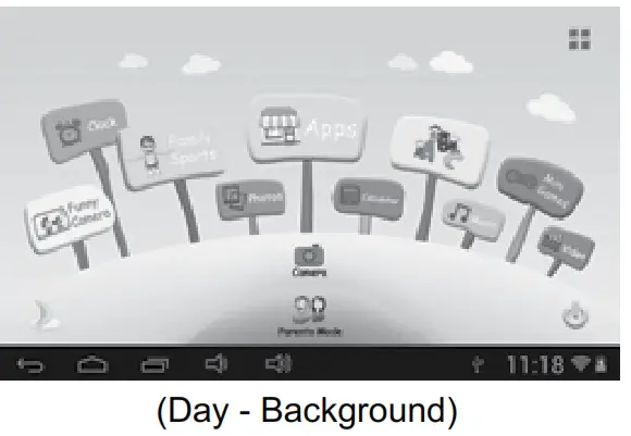 GoGEN MAX PAD 7 TAbleT - Day Background