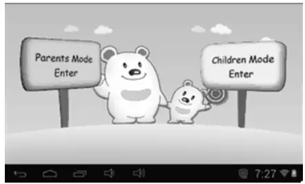 GoGEN MAX PAD 7 TAbleT - MAIN MENU