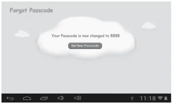 GoGEN MAX PAD 7 TAbleT - Once you enter the Reset code