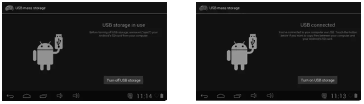 GoGEN MAX PAD 7 TAbleT - Turn on Usb storage