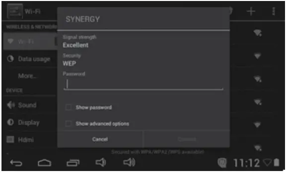 GoGEN MAX PAD 7 TAbleT - WIFI cONNEcTION