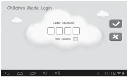 GoGEN MAX PAD 7 TAbleT - children Mode Login