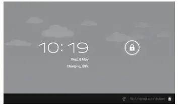 GoGEN MAX PAD 7 TAbleT - switch On and Unlock