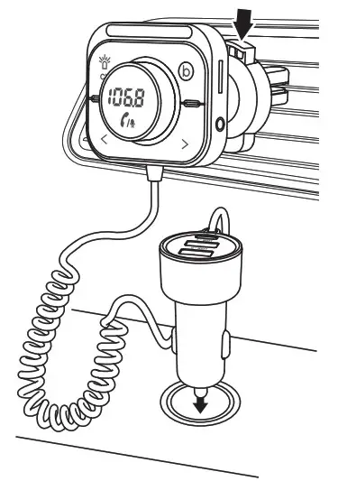 JOYROOM JR CL18 Car Wireless FM Transmitter - Operation instructions 1
