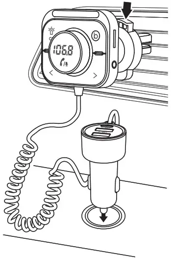 JOYROOM JR CL18 Car Wireless FM Transmitter - Operation instructions 6