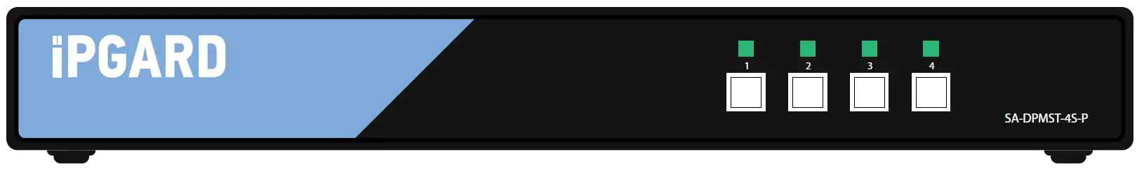 iPGARD-SA-DPMST-2S-P 2-Port-Secure-KVM-DP-MST-with-Dual-or-Quad-4K-HDMI-Out-and-CAC-Support-image