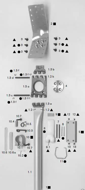 ottobock 7E5 Modular Single Axis Hip Joint 1