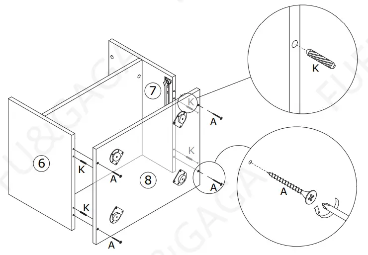 FUFU GAGA TDJW KF200053 01 Storage Compartment Sofa Side End Table Bedside - Fig 29