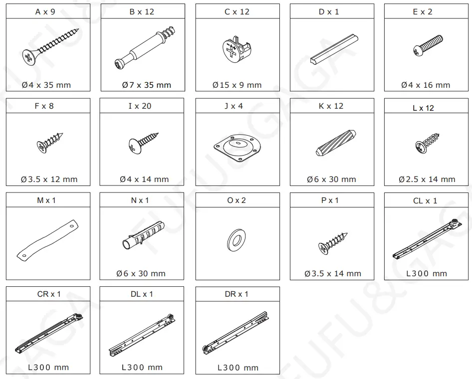 FUFU GAGA TDJW KF200053 01 Storage Compartment Sofa Side End Table Bedside - Fig 7