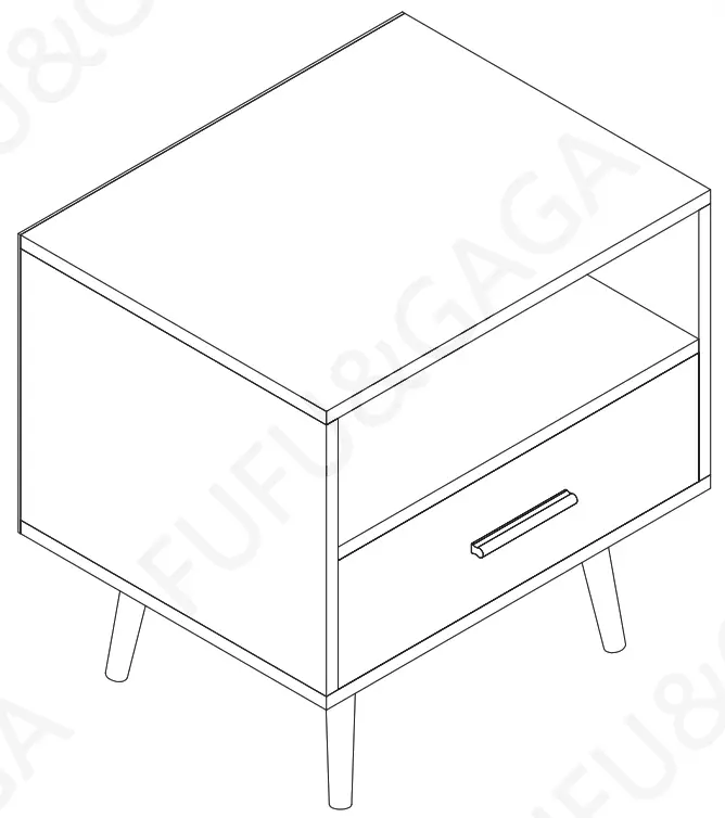 FUFU GAGA TDJW KF200053 01 Storage Compartment Sofa Side End Table Bedside