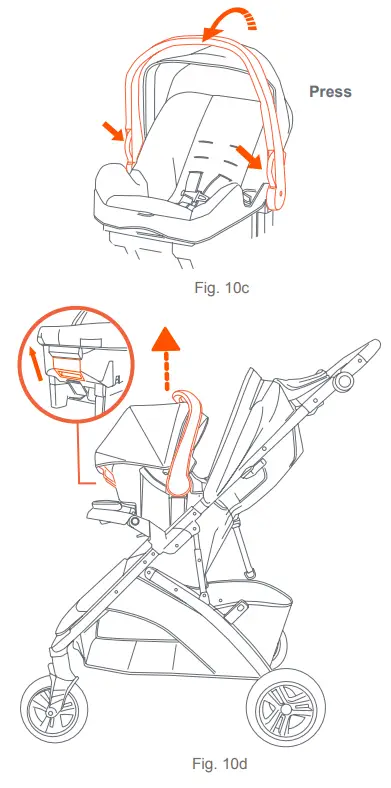 baby trend TS08D13A Tango 3 All-Terrain Strolle 23