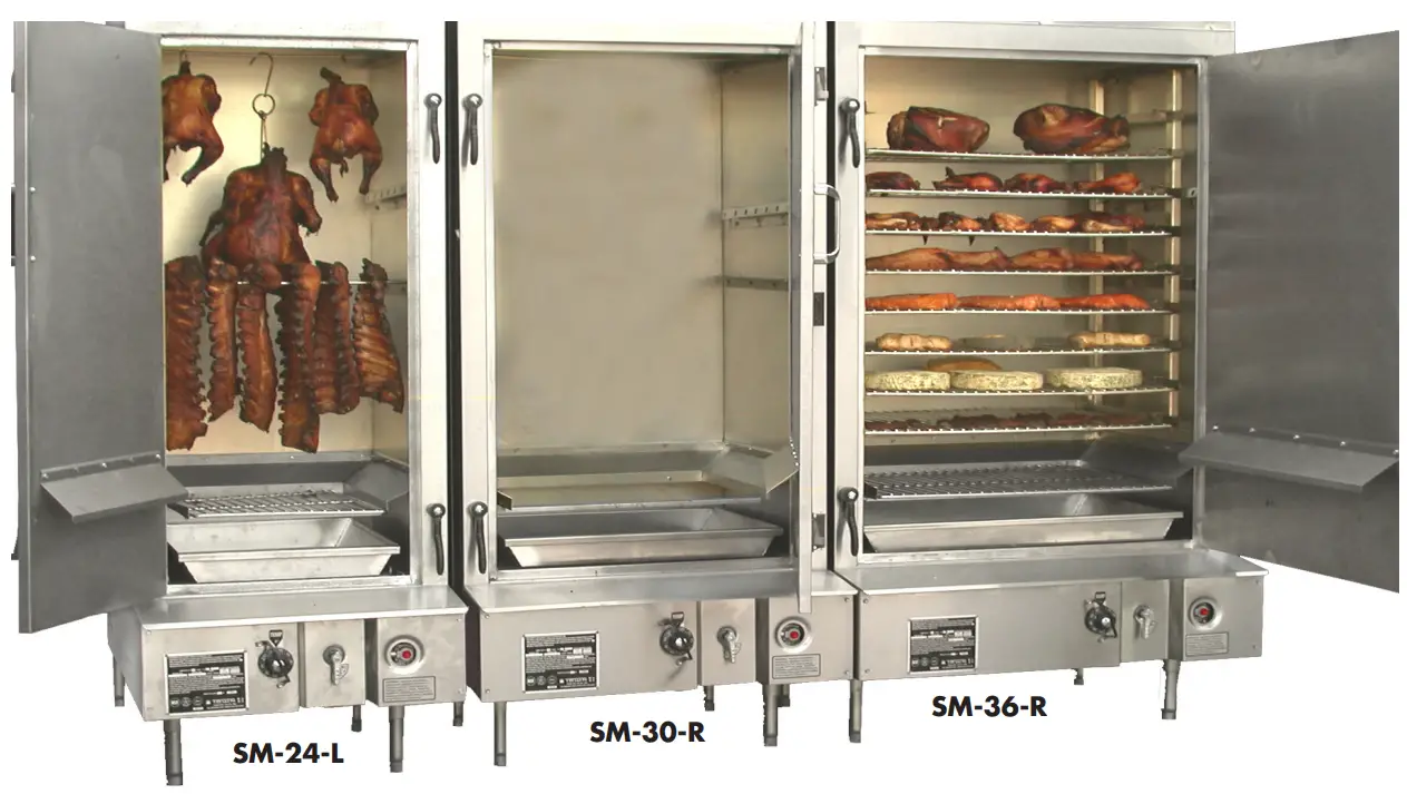 TOWN SM 24 L Natural Gas Indoor 24 Inch Stainless Steel Smokehouse