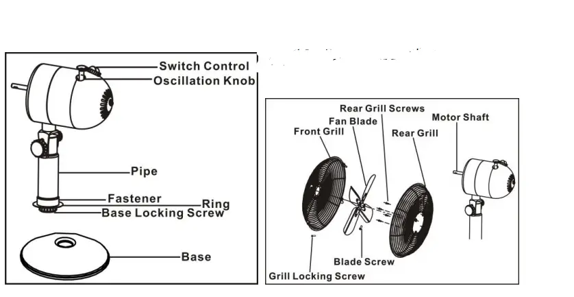 Goldai- GCDF165-30cm-Chrome-Desk-Fan-02
