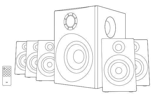 logitech Z606 Subwoofers