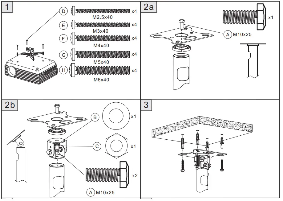 VISION-TM-TELE-Telescopic-Projector-Ceiling-Mount-FIG-1