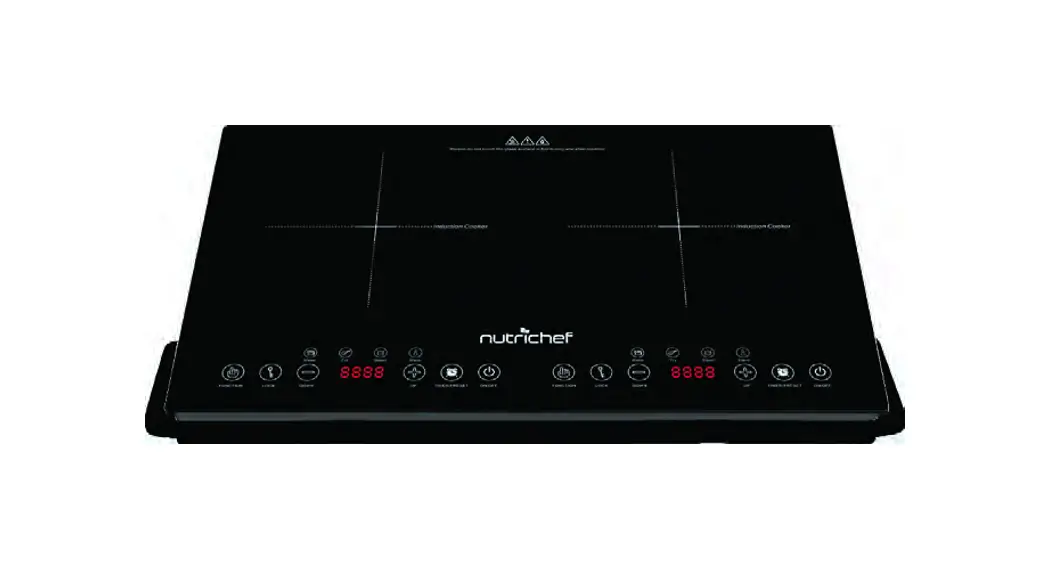 Nutrichef Pkstind49 Electric Double Burner Induction Cooktop User Manual