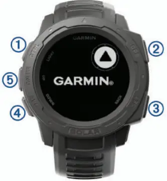 GARMIN Instinct Solar Smartwatch - Figure 1