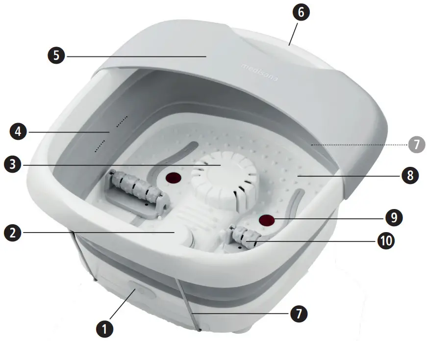 medisana FS 883 Foot Spa - FIG 1