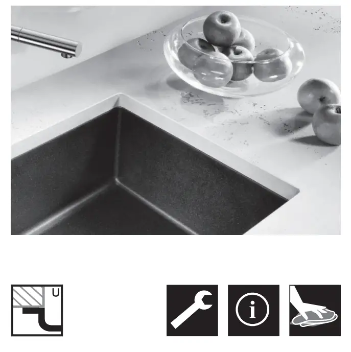 BLANCO 400 U Silgranit Metallic Silgranit Undermount Sink - fig 2