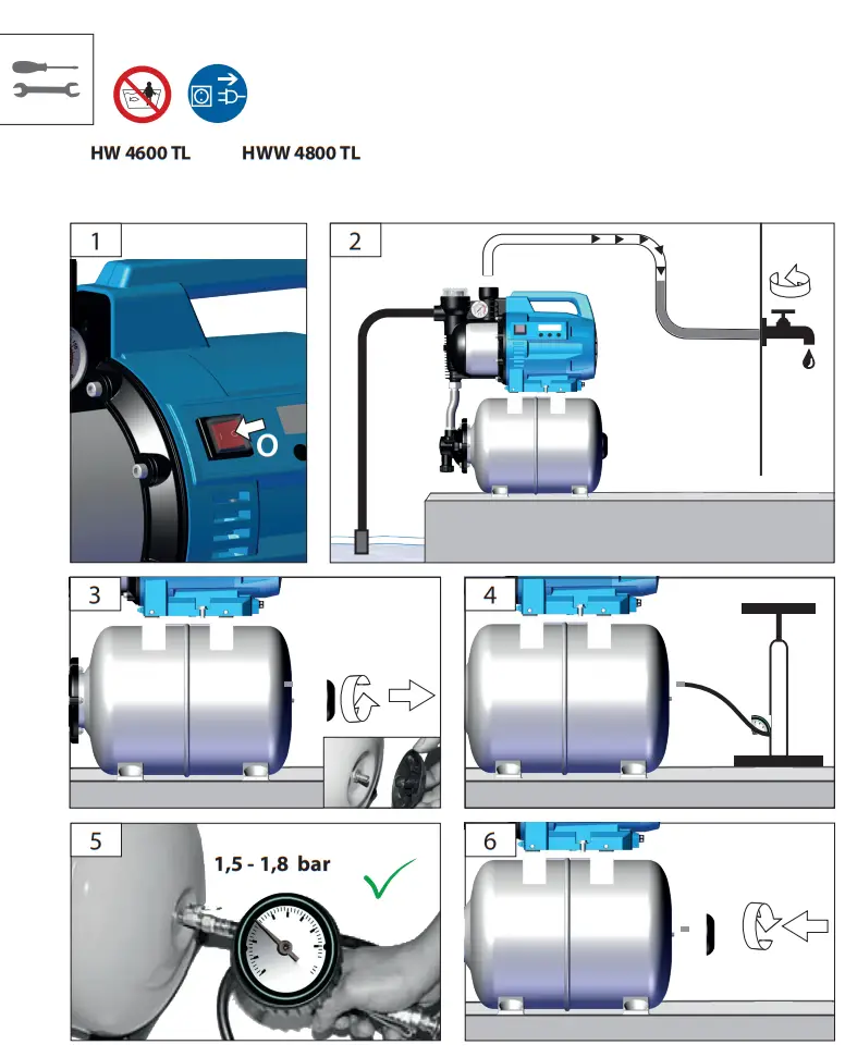 Mr GARDENER GP 4600 VFI 1100 Watt Motor Power Garden Pump fig 3