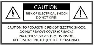 FIG 1 RISK OF ELECTRICAL SHOCK